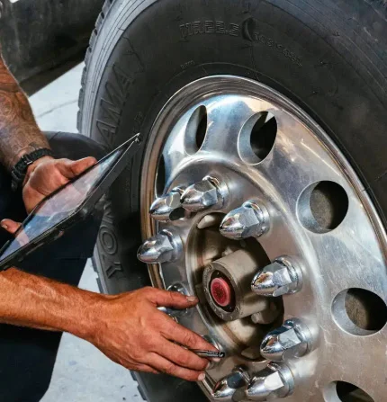 Truck wheel repair