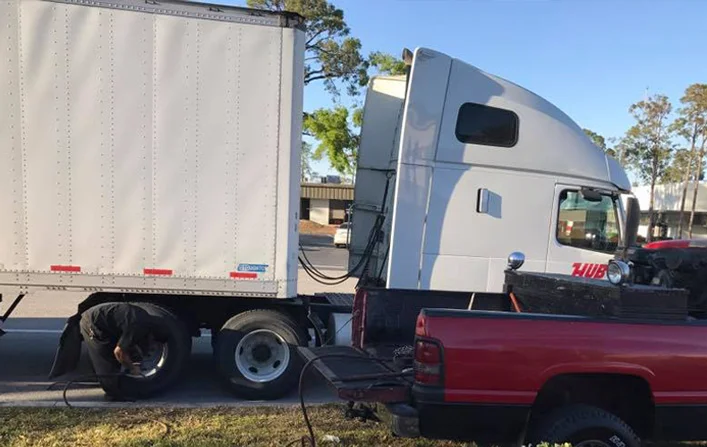 Truck roadside repair