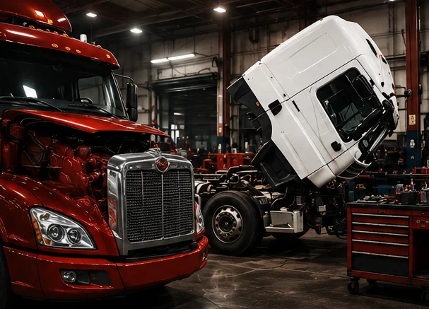 Truck repair shop